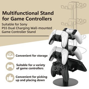 Chất lượng cao kim loại máy tính để bàn lưu trữ giá trò chơi điều khiển và tai nghe chủ cho PS3/PS4/ps5/switch2/Xbox trò chơi phụ kiện - Product Image 2