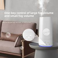 Humidificateurs 4L pour chambre à coucher Humidificateurs à brume fraîche pour bébé Humidificateurs de bureau à remplissage supérieur