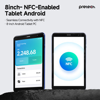 Kiosco de Autoservicio con Tablet de 8 Pulgadas, MT8768 Octa Core, 4GB de RAM, 64GB de Memoria, Tablet Android con NFC, Tablet POS con Ranura para Tarjeta SIM
