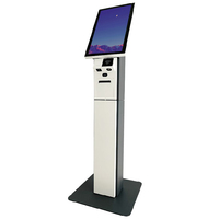 Kioks-pantalla táctil de 21,5 pulgadas para publicidad, pantalla táctil i3 Skylake, pago con NFC