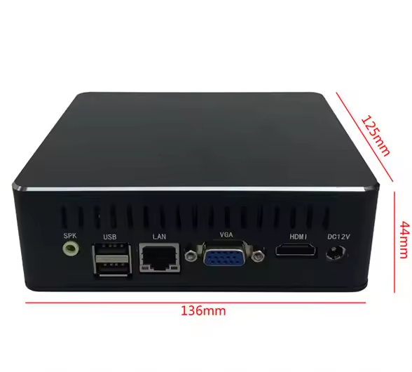 Industrial Mini Computer I3/i5/i7-7500U Realtek 8111F Gigabit Lan 1*SATA3.0 1*M.2 for Medical Equipment Digital Signage Mini Pc