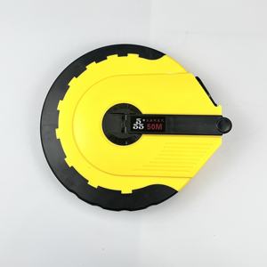 Cinta métrica duradera de sistema métrico rodante de fibra de vidrio, correa de regla de ingeniería resistente al desgaste para medir distancias - Product Image 1