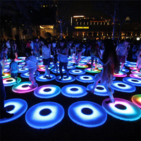 Panneaux de piste de danse LED lumineux en acier inoxydable étanches pour mariages, fêtes, scènes, aménagements paysagers et décorations de Noël à domicile