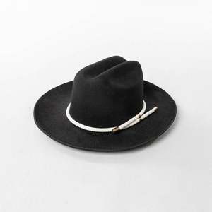 Sombrero Fedora Clásico Vintage 100% Lana Personalizado al por Mayor para Uso Casual, Fiestas y Viajes Unisex - Product Image 3