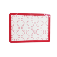 Tapis de cuisson en silicone de qualité alimentaire, carré, résistant à la chaleur (-40~+250°C), certifié LFGB, écologique, antiadhésif, épaisseur 0,40 mm