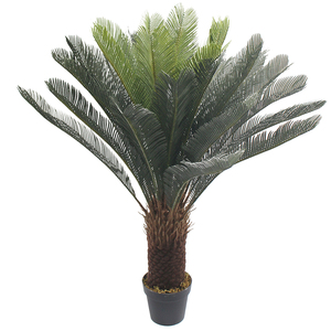 Nuevo diseño Decoración Árbol Fecha <span class=keywords><strong>Cycas</strong></span> Cocoteros Hojas de Palma artificiales - Product Image 2