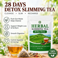 Thé Fit Tea 28 jours pour maigrir, thé détoxifiant 28 jours, mélanges de thé minceur à base de plantes, marque privée OEM, vente en gros