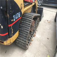 Usato cat 247b crawler skid steer Loader, caterpillar usato skid steer loader gatto a buon mercato mini pista loader in vendita