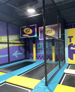 Équipements de terrain de jeux intérieurs commerciaux Leber, ensembles de jeux doux pour les enfants de 3 <span class=keywords><strong>à</strong></span> 12 ans, <span class=keywords><strong>piscine</strong></span> <span class=keywords><strong>à</strong></span> <span class=keywords><strong>balles</strong></span> <span class=keywords><strong>interactive</strong></span>, trampolines, garantie d'un an - Product Image 3