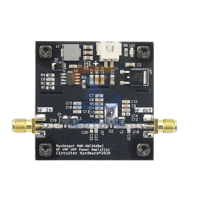 UHF Power Amplifier 0.5~ 800MHz VHF UHF RF Power Amplifier 36dBm