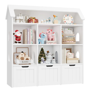 Nieuwe Design Speelgoedopbergorganisator Met 3 Laden En Berging En 6 Multifunctionele Opslagruimten - Product Image 5