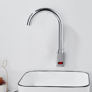 Grifo Automático <span class=keywords><strong>con</strong></span> Sensor de Pared <span class=keywords><strong>Cromado</strong></span>, Grifo de <span class=keywords><strong>Agua</strong></span> <span class=keywords><strong>El</strong></span>éctrico sin Contacto Infrarrojo, Higiene Manos Libres para Hospitales y Clínicas - Product Image 3