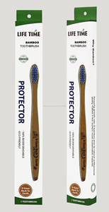 Listo para nave medio Ambiente eco amigable cepillos de bambú Degradable adj Etiqueta Privada bambu con carbón. - Product Image 6