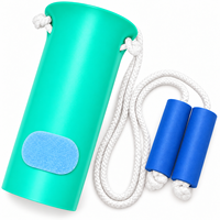 Aide à enfiler les chaussettes réglable en plastique avec poignées souples en EVA pour personnes âgées, handicapées, enceintes, patients souffrant de blessures à la hanche/dos, usage domestique