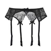 Garter Belt Vintage untuk Wanita, Tanpa Celana Dalam, Renda Jepang, Garter Belt Nude untuk Pernikahan
