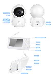 Y2-US 4.3 pouces écran WIFI suivi automatique APP alarme Audio bidirectionnel bébé moniteur caméra résolution 1080p <span class=keywords><strong>livraison</strong></span> rapide entrepôt américain - Product Image 6