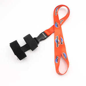 Bottiglia <span class=keywords><strong>di</strong></span> birra in vetro per <span class=keywords><strong>vino</strong></span> senza mano con cinturino elastico per personalizzazione del collo a colori stampa a sublimazione cordino - Product Image 4