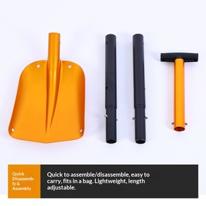 Pala para Nieve Ajustable de Aluminio, Desmontable, Impermeable y Resistente a la Oxidación, Ideal para Pedidos al por Mayor y Uso en Exteriores - Product Image 2