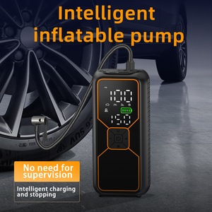 Bomba de Aire Inalámbrica 2 en 1 T05, Banco de Energía de 4000 mAh, Manómetro Digital de 80 W, Luz LED, Carga USB, Material ABS para Automóvil y Bicicleta - Product Image 6