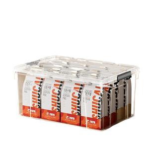 Contenitore Rettangolare in PP per Vestiti con Manici Trasparenti, Capacità 60L-70L, Durevole, Moderno e Minimalista per Uso Domestico - Product Image 5