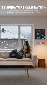 Thermostat intelligent Tuya TRV, compatible Wi-Fi, vanne de <span class=keywords><strong>radiateur</strong></span> <span class=keywords><strong>programmable</strong></span>, thermorégulateur de chauffage, télécommande Alexa Google, hôtel - Product Image 5