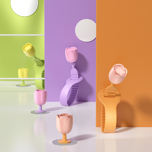2 poignées de levage pour couvercle de toilettes, détachables, en forme d'animal, accessoires pour toilettes - Product Image 2