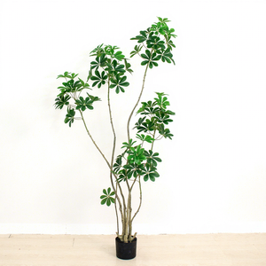 Arbres décoratifs en <span class=keywords><strong>bambou</strong></span>, arbre artificiel pour mariage avec feuillage vert, palmier <span class=keywords><strong>géant</strong></span>, plante artificielle, arbre de mariage en bananier - Product Image 1