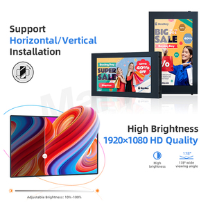MWE 32 pulgadas impermeable al aire libre IP67 <span class=keywords><strong>LCD</strong></span> máquina de señalización Digital montada en la pared para ascensor Metro publicidad pantalla 43 pulgadas - Product Image 3