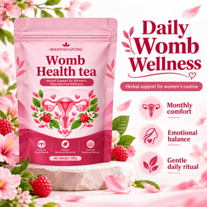 Thé pour la santé utérine à formule personnalisée avec feuille de framboisier et hibiscus pour l'équilibre féminin et le soulagement des règles, thé aux herbes en gros - Product Image 5