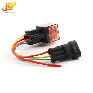 OkyRie Factory - Kits <span class=keywords><strong>de</strong></span> Cables Universales <span class=keywords><strong>de</strong></span> 12 V y 24 V para Calefacción <span class=keywords><strong>de</strong></span> Aire <span class=keywords><strong>de</strong></span> Automóviles, Camiones y Diésel, Relé <span class=keywords><strong>de</strong></span> Ventilador para Sistema <span class=keywords><strong>de</strong></span> Aire Acondicionado <span class=keywords><strong>de</strong></span> Vehículos - Product Image 2