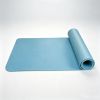 Matras Yoga Profesional untuk Latihan Kekuatan di Rumah, Desain Baru Langsung dari Pabrik, Ramah Lingkungan, Portabel, Elastisitas Tinggi