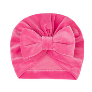 Детская зимняя бархатная Шапка-тюрбан - Product Image 1