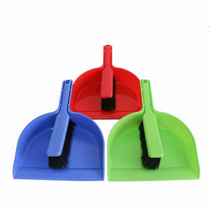 Set Scopa e Paletta in Plastica con Spazzola, Kit per Pulizia con Paletta e Spazzola Combinati - Product Image 1
