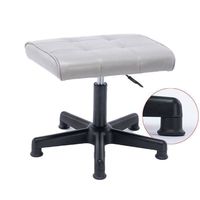 Repose-pieds ergonomique en cuir réglable, tabouret de canapé, design contemporain durable pour la maison et le bureau