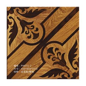 Parqueterie d'art personnalisable Contreplaqué de bois de chêne Surface lisse brossée pour l'intérieur et l'hôtel - Product Image 1