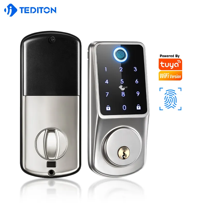 Beste Prijs Waterdichte Outdoor Toetsenbord Deadbole Smart Lock Met Wifi Wachtwoord Code Card Key