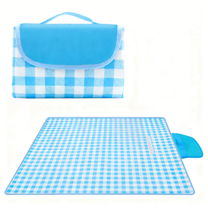 Partenaire <span class=keywords><strong>de</strong></span> pique-nique innovant et étanche avec un revêtement en PVC laminé, une couverture <span class=keywords><strong>de</strong></span> voyage idéale pour les collations et les boissons éclaboussantes - Product Image 3
