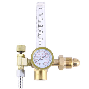 Régulateur de débit de gaz Argon CO2 0-15 Lpm avec manomètre pour le soudage - Product Image 1