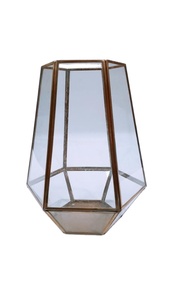 <b>LANTERN</b> VOTIVE GOLD ANTIQUE - Product Image 5
