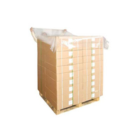 Feuilles de couverture supérieure de palette en polyéthylène transparent imperméable de vente chaude de Yalanpack