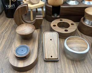 Premium Walnut Wood CNC Precision <b>Machining</b> <b>Service</b> for Custom Electronics Housings and Audio Equipment Covers - Product Image 1