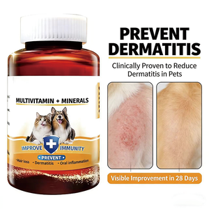 Complément alimentaire multivitaminé et minéral naturel <span class=keywords><strong>de</strong></span> qualité supérieure <span class=keywords><strong>pour</strong></span> chiens et chats <span class=keywords><strong>de</strong></span> toutes races <span class=keywords><strong>pour</strong></span> améliorer l'immunité et la santé <span class=keywords><strong>de</strong></span> la peau - Product Image 4