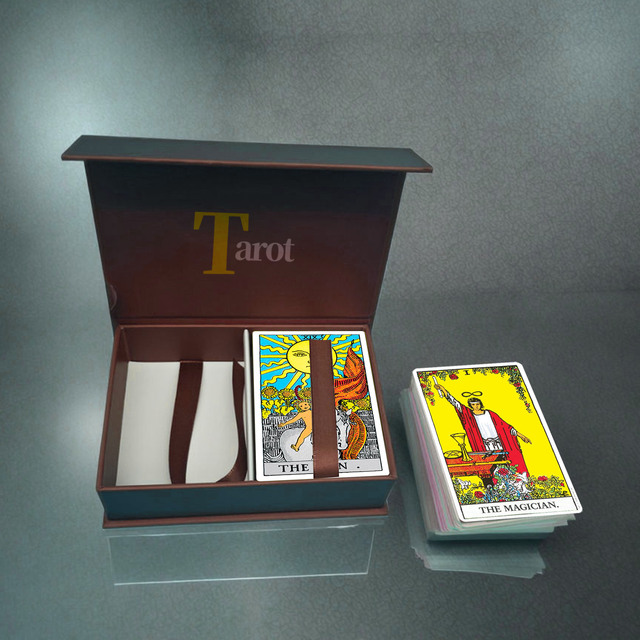 Hot Sale Amazing Playing Card Games Custom Paper Printing Oracles Tarot Card Deck Set with Box