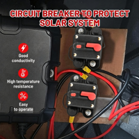 Interruptor de Circuito para Auto de 60A, 12V-48V DC, para Motor de Arrastre, Marino, ATV, Remolque, Audio, Radio, Sistema Solar, Protección