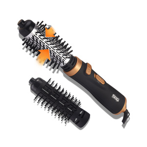 Secador de Pelo y Plancha de Pelo 2 en 1 DSP, Portátil, de Viaje, con Cepillo de Aire Caliente, Dientes de Acero Inoxidable, Temperatura Ajustable - Product Image 5