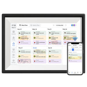 32 Inch White Smart Digital Photo Frame Android 13 Touch Screen WiFi Calendar <b>Wall</b> Mount Home <b>Display</b> 16:9 1 Year Warranty Smart - Product Image 4
