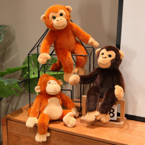 Peluche singe de la forêt tropicale personnalisée en gros, gorille en peluche super doux, poupée singe géante pour enfants et adultes, anti-stress - Product Image 2