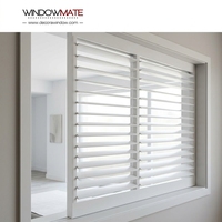 Store banne pare-soleil sur mesure, revêtement poudré, pour façade murale rideau, ventilation, décoratif, extérieur, étanche, léger, durable