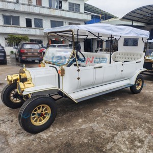 Vehículo Turístico Eléctrico Clásico Vintage de Alta Calidad Personalizado, Auto Eléctrico Clásico Vintage Blanco - Product Image 5