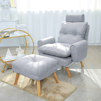 Canapé-lit réglable, Sofa d'angle amovible et lavable, pour chambre à coucher ou balcon